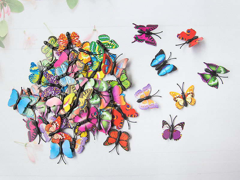 Бабочки декоративные 4см